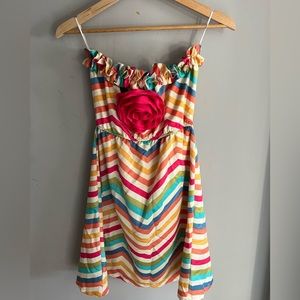 Judith March colorful dress